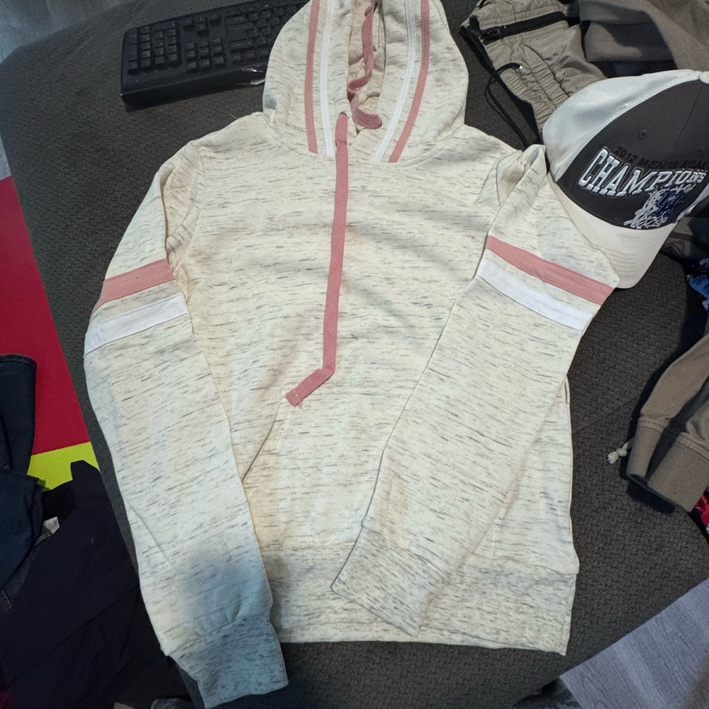 Reflex Cream and Pink Men's Sweater